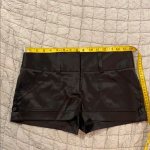 Daytrip black satin shorts - like new